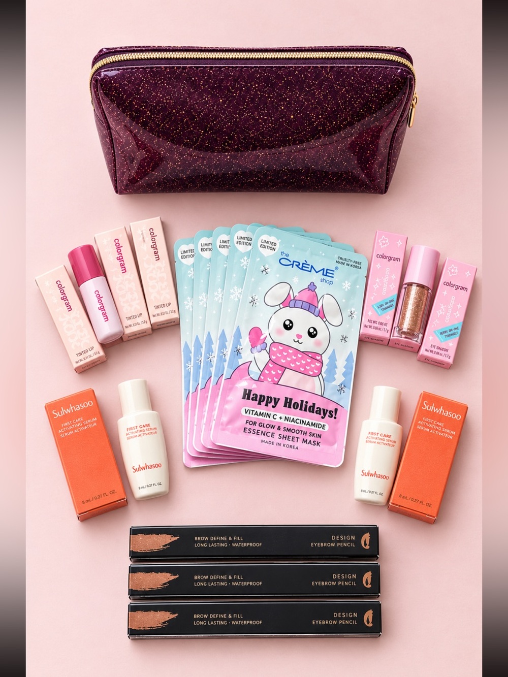 🆕 18 Piece Makeup & Skincare Bundle Set